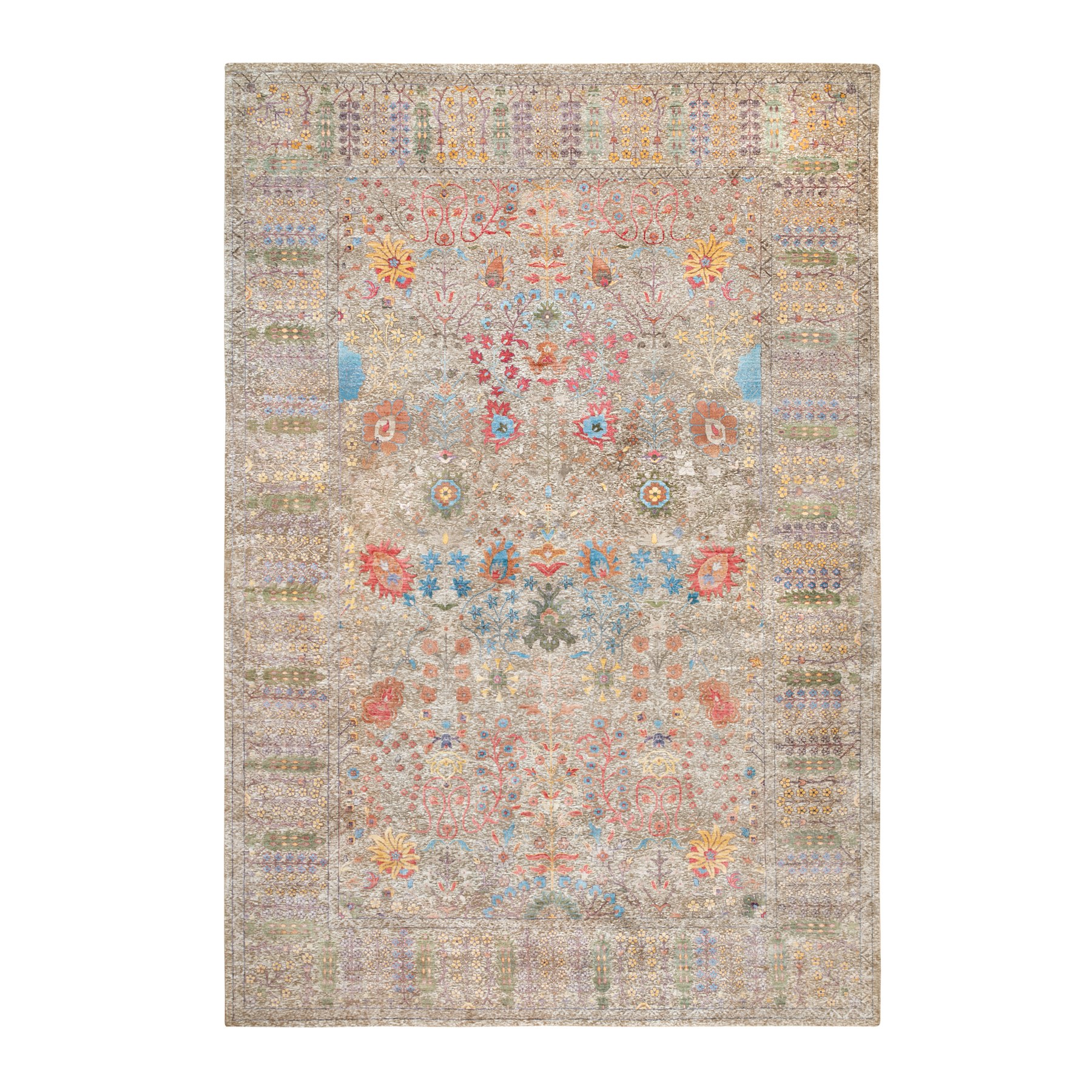 Wool and Silk Rugs LUV530703